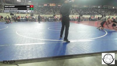 120 lbs Round Of 64 - Kiah Locust, Cowboy Wrestling Club vs Rowan Nichols, Cashion