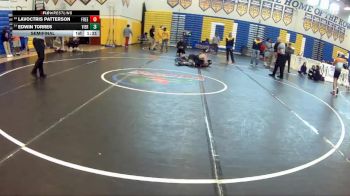 150 lbs Semifinal - Edwin Torres, Viera vs Lavoctris Patterson, Freedom