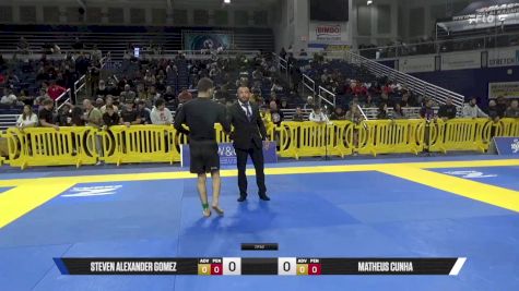 Matheus Cunha vs Steven Alexander Gomez 2025 Pan IBJJF Jiu-Jitsu No-Gi Championship