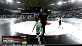 53 lbs Champ. Round 2 - Jacques Finley, Big Cat Wrestling Club vs Chase Motzkus, South West Washington Wrestling Club