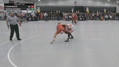 120 lbs Champ. Rd Of 16 - Nathan Schuman, Mat Assassins Wrestling Club vs Chase Miller, Immortal Athletics WC