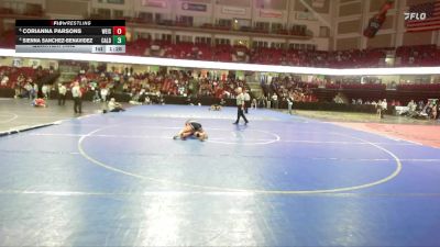 107 lbs Quarterfinal - Corianna Parsons, Weiser vs Sienna Sanchez-Benavidez, Caldwell