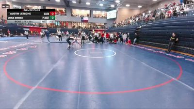 150 lbs 5th Place Match - Austin Letsche, Allen vs Luke Breen, Plano West