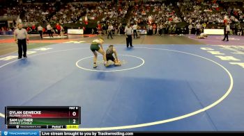 Cons. Round 2 - Sam Luther, Kearney Catholic vs Dylan Gewecke, Fillmore Central