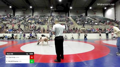 140 lbs Round Of 16 - Harrison Carnine, Hornet Wrestling Club vs Caden McWilliams, Commerce Wrestling Club