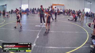 55 lbs Champ. Round 2 - Jaylen Gaston, Ninety Six Wrestling vs Christian Leagans, Hard Rock