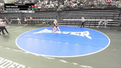 6A 190 lbs Champ. Round 1 - Myrtie Faletau, Skyridge vs Mari Traylor, Lehi