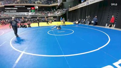 5A 120 lbs Cons. Round 1 - Jax Hanson, Dallas Highland Park vs Corbin Flores, Frisco Centennial