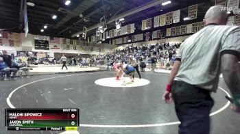 215 lbs Cons. Round 4 - Malohi Sipowicz, Hemet vs Jaxon Smith, Chaparral