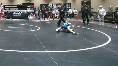 71 lbs Quarters - Akim Russkikh, K Wrestling vs Ash Henecker, RedNose