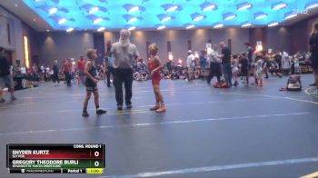 58 lbs Cons. Round 1 - Snyder Kurtz, Sly Fox vs Gregory Theodore Burleson, Wyandotte Youth Wrestling