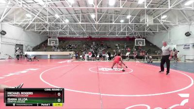 149 lbs Cons. Round 3 - Michael Rogers, Bakersfield College vs Isaiha Ulloa, Cerritos College