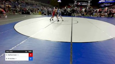 126 lbs Cons 64 #1 - Carter Katherman, Minnesota vs Daniel Krutules, Georgia