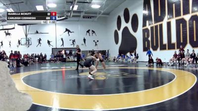 117 lbs Round 4 (16 Team) - Carleigh Czerneski, Adrian vs Isabella Mcnutt, Gannon University