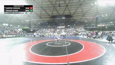 Boys 4A 113 lbs Champ. Round 1 - Amaleki Hanes, Sumner vs Quintan Parsons, Arlington