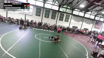 100-110 lbs Quarterfinal - Hunter Whitecotton, Sandwich Wrestling Club vs Kole Petta, El Paso Gridley Titans