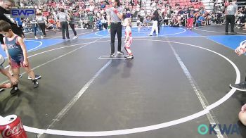 52 lbs Consi Of 8 #1 - Danger Welch, Claremore Wrestling Club vs NaKoa Springer, Collinsville Cardinal Youth Wrestling