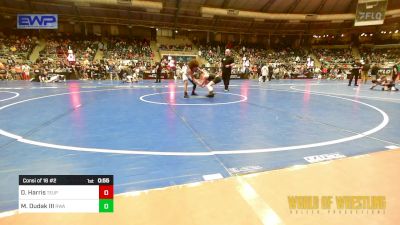 76 lbs Consi Of 16 #2 - David Harris, Toss Em Up vs Michael Dudak III, Region Wrestling Academy