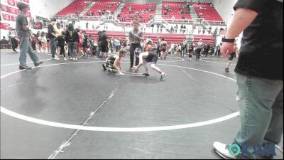 85 lbs Semifinal - Noah Yates, Newcastle Youth Wrestling vs Colt Fife, Tecumseh Youth Wrestling