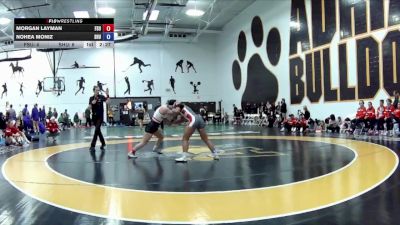 117 lbs Round 1 (16 Team) - Morgan Layman, Frostburg Sate University vs Nohea Moniz, Sacred Heart University