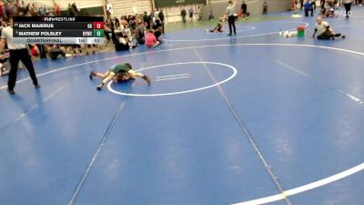 80 lbs Quarterfinal - Jack Majerus, GI Grapplers vs Mathew Polsley, Bryan Youth Wrestling Club