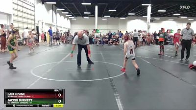 56 lbs Round 1 (4 Team) - Jacobi Burkett, U2 Dynasty Uprising vs Sam Levine, Warhawks Wrestling