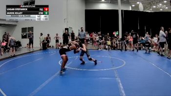 84 lbs Round 1 (4 Team) - Logan Stefanick, PA East Lightning vs Jaxon Jolley, CTWHALE ORCA