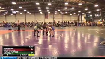 88 lbs Round 3 - Nathan Matthis, Minion Black vs Revin Fipps, Oklahoma Outlaws