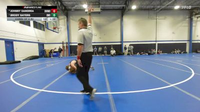 132 lbs Consi Of 8 #2 - Johnny DAndrea, Steel Valley Renegades vs Brody Sayers, DoughBoy WC