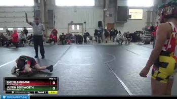 84 lbs Finals (2 Team) - Justin Bedsworth, Warhawks Red vs Curtis Cubbage, 84 Athletes