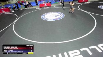 132 lbs 3rd Place Match - Ashton Besmer, Dethrone Wrestling Club vs Jeff Lopez, Clovis West High School Wrestling