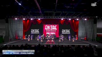 Spirit of Texas - Cod3 Purple [2025 L3 Senior Coed Day 3] 2025 Encore Grand Nationals
