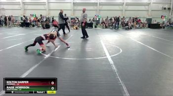 68-72 lbs Semifinal - Kolton Harper, Caldwell vs Raige Morrison, Unattached