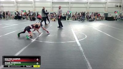 68-72 lbs Semifinal - Kolton Harper, Caldwell vs Raige Morrison, Unattached