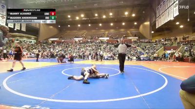 70 lbs Champ. Round 1 - Manny Alvarez, Little Rock Wrestling Club vs Madden Anderssen, Bentonville Wrestling Club