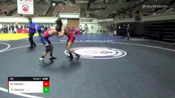 126 lbs Cons. Round 4 - Carlos Vazquez, De La Salle High School Wrestling vs Weston Coward, California