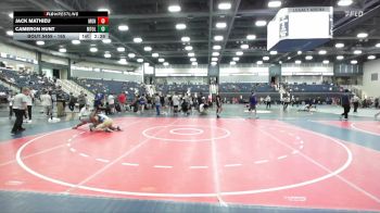 165 lbs Cons. Round 4 - Jack Mathieu, Montreat College vs Cameron Hunt, Mt. Olive
