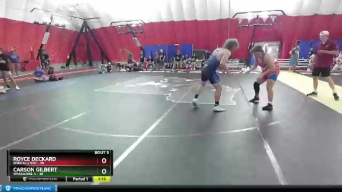 220 lbs Semis & 1st Wb (8 Team) - Carson Gilbert, Waska/BBE A vs Royce ...