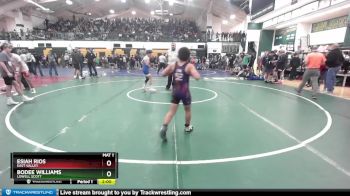 85 lbs Quarterfinal - Bodee Williams, Lowell Scott vs Esiah Rios, East Valley