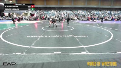 145 lbs Consi Of 32 #2 - Ace Dougherty, Ripon vs Carlos Rosales, Ukiah