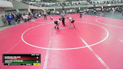 90 lbs Champ. Round 1 - Gunnar Helwig, RT Elite Wrestling vs Weston Schueler, Minnesota