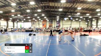 145 lbs Rr Rnd 2 - TJ Martin, Grain House Wrestling Club vs Brendan Boyer, Triumph Blue
