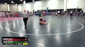 150 lbs Round 6 (8 Team) - Aidan Schoen, Team STL Black vs Johnny Beltz, Ohio Titan Gold