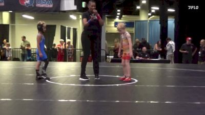 53 lbs Cons. Sub-semis - Zander Wilcox, MWC Wrestling Academy vs Lightning Whiterabbit, Coon Rapids Mat Bandits Wrestling Club