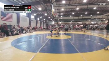 109 lbs Round 2 (12 Team) - Jaxson Zapotocky, Mat Assassins White vs Mason Sigle, Steller Trained Fox