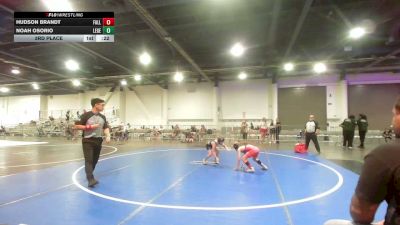 66 lbs 3rd Place - Hudson Brandt, Fallon Outlaws WC vs Noah Osorio, Legends Of Gold LV