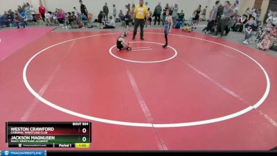 59-61 lbs Round 1 - Weston Crawford, Cardinal Wrestling Club vs Jackson Magnusen, Waco Wrestling Academy