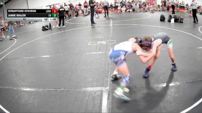 67 lbs Finals (2 Team) - Jamie Bigler, Carolina Reapers vs Strafford Stevens, Level Up Wrestling Club