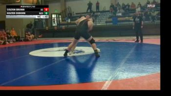 285 lbs Kolter Osborn, Natrona County vs Colton Brown, Dickinson