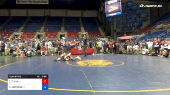 100 lbs Cons 64 #2 - Chad Ozias, Pennsylvania vs Kyren Johnson, Oregon